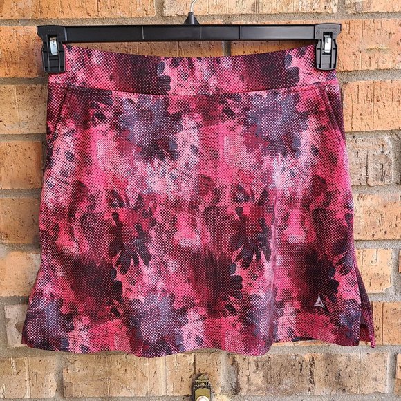 BERMUDA SANDS Pink Print GOLF SKORT Travel Casual Active Size S - Picture 7 of 8